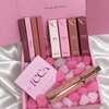 Pack Completo (10 productos): Gloss Sweety, Gloss Bliss, Gloss Amour, Gloss Cocoa,  Lip Liner Pink, Lip Liner Garnet, Lip Liner Brown, Lip Liner Nude, Mascara & Blush.